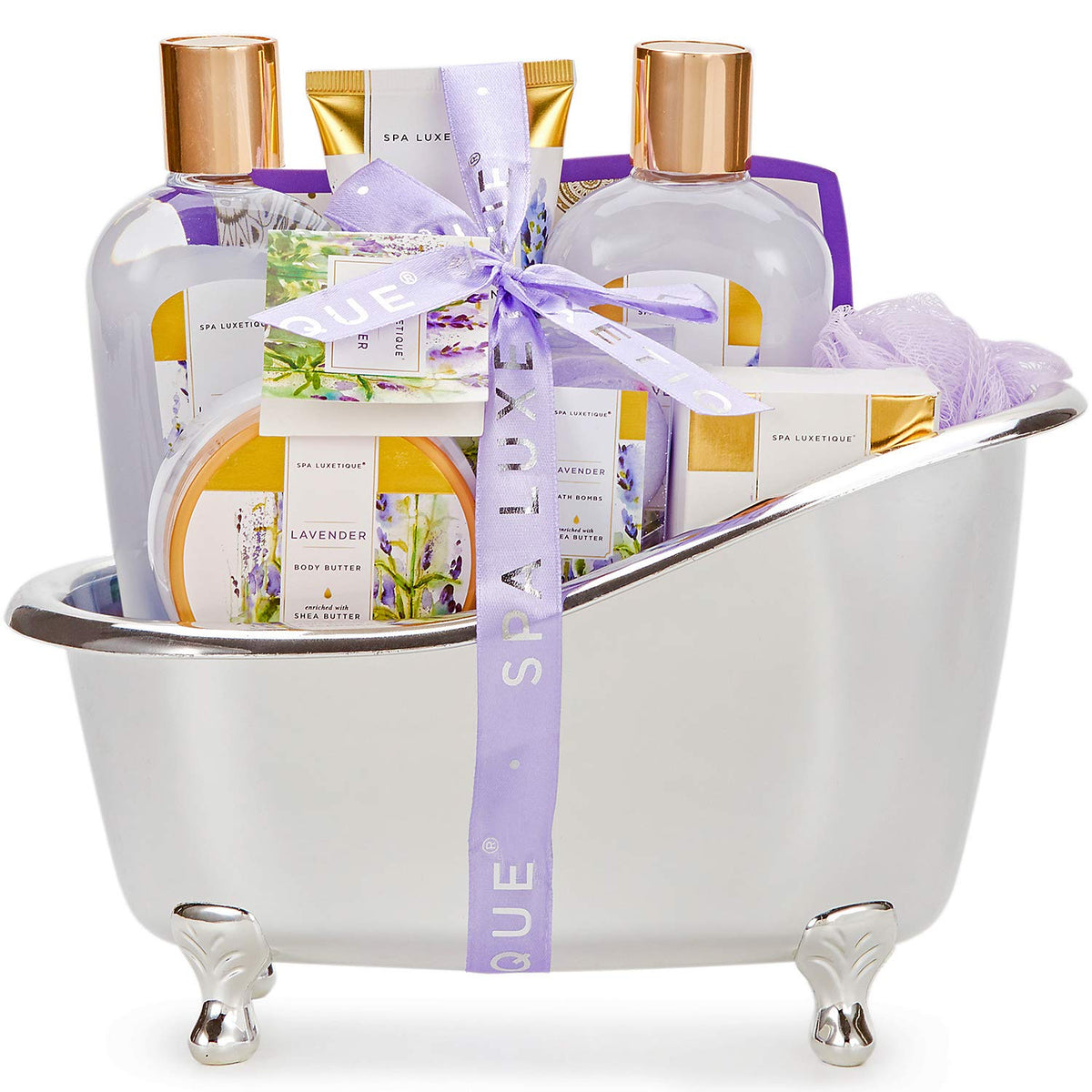 Women's Gift Baskets Spa Gift Basket for Her Sweet Blooms Spa Gift Basket  Mother's Day Gift Baskets deluxe spa products