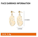 Face Earrings - 3 Pair