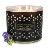Large Lavender Candle