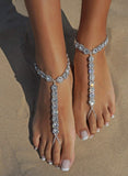 Barefoot Sandals Foot Chain - Pearl