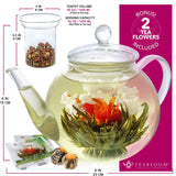 Teabloom Glass Teapot