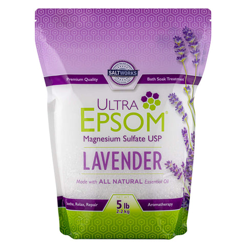 Epsom Bath Salt - Lavender - 5lbs