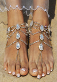 Barefoot Sandals Foot Chain - Golden